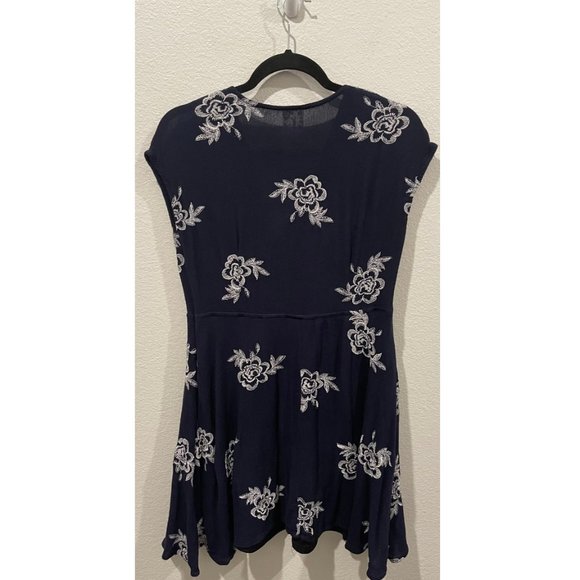 SAGE AND SADIE Scarlett Navy Blue Mini Dress - Picture 7 of 10